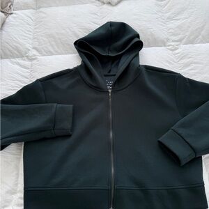 Black Zip-Up Hoodie